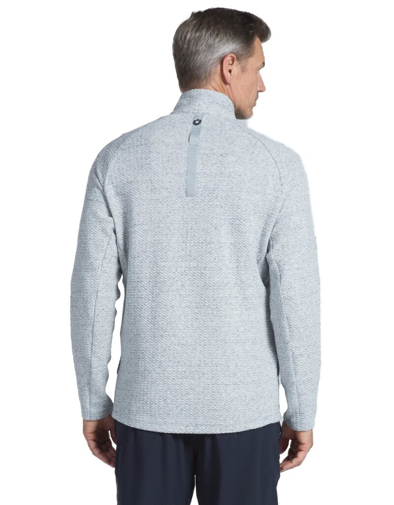 IBKul IBKul 1/4 Zipper Long Sleeve Popcorn Pullover Oxford