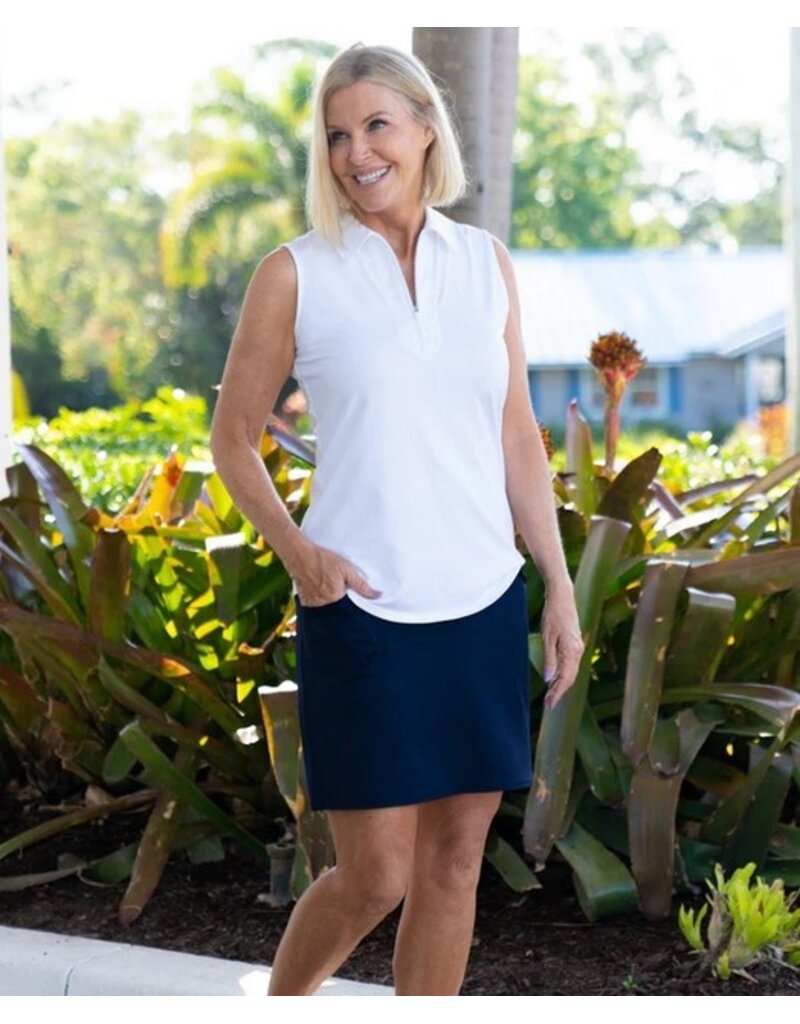 Jofit Jofit Sleeveless Polo White