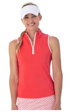 Belyn Key Belyn Key Mock Cutaway Sleeveless Papaya