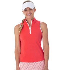 Belyn Key Belyn Key Mock Cutaway Sleeveless Papaya