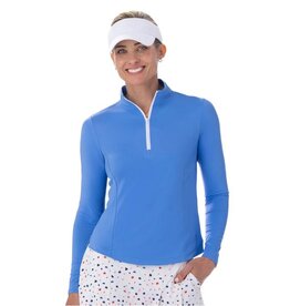 Belyn Key Belyn Key BK Mock Long Sleeve French Blue
