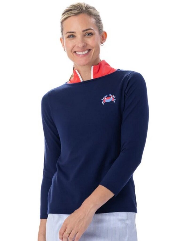 Belyn Key Belyn Key Bardot Sweater Ink