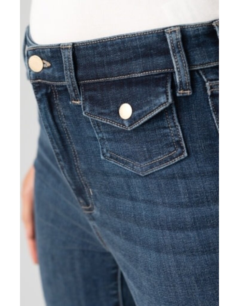 Liverpool Los Angeles Liverpool Hannah Flare with Mini Patch Pockets