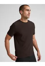 Beyond Yoga Beyond Yoga Always Beyond Short Sleeve Crew Dark Chocolate Heather