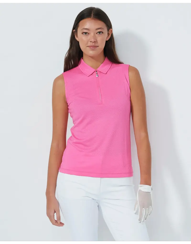 Daily Sports Peoria Sleeveless Polo Radiant Pink
