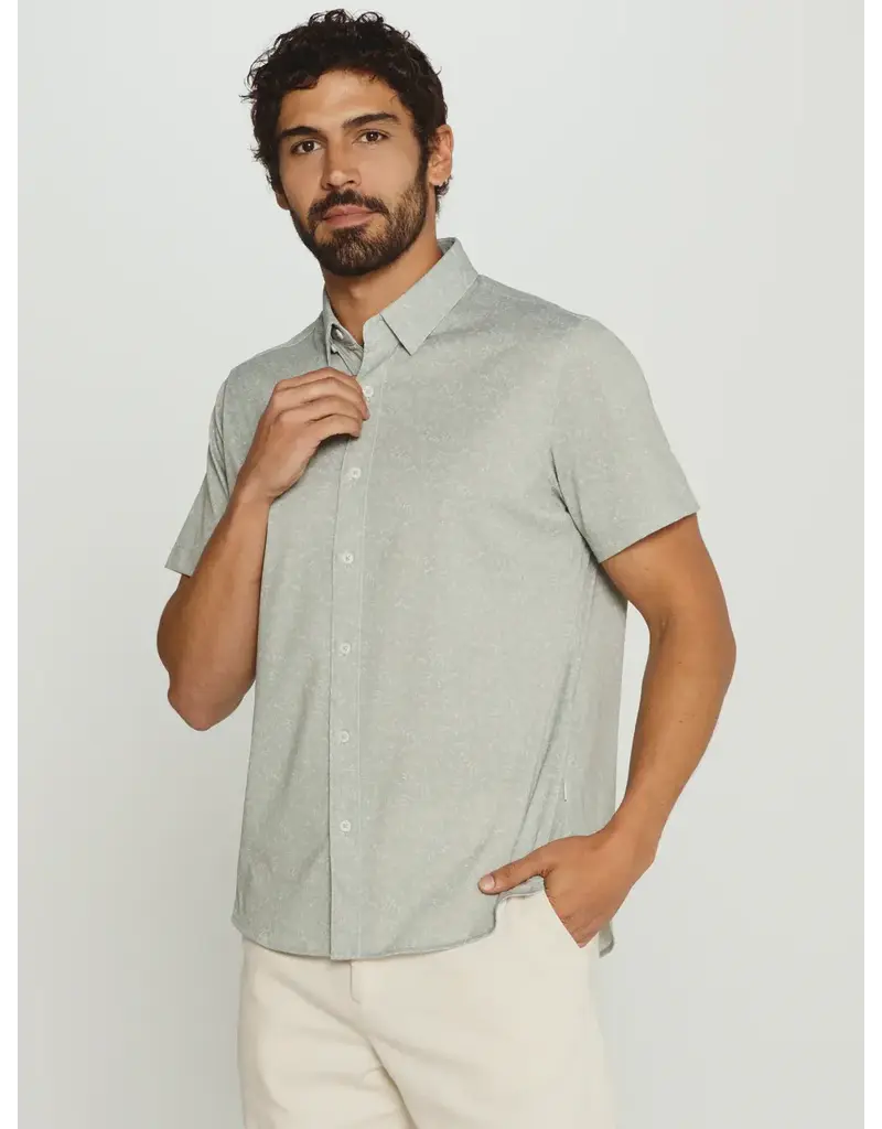 7 Diamonds 7Diamonds Eden Short Sleeve Shirt Pastel Green