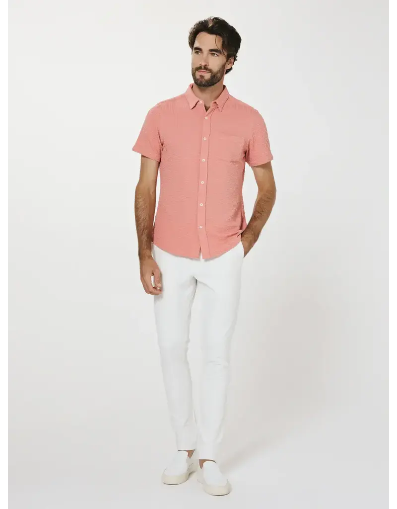 7 Diamonds 7Diamonds Bennet 4-Way Stretch Shirt Poppy