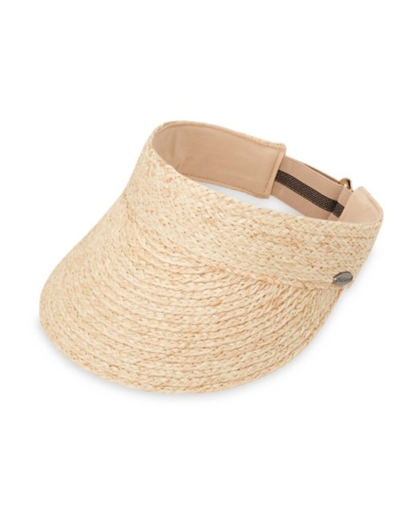 Wallaroo Hat Company Wallaroo Capri Visor Natural