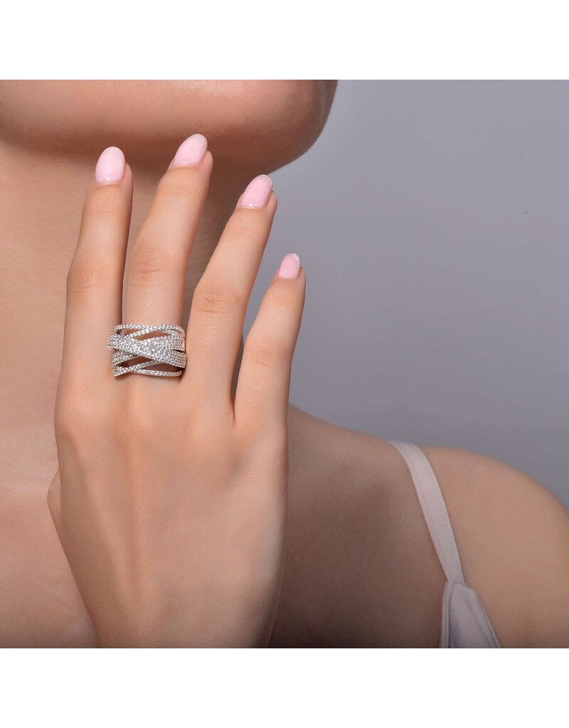 Lafonn Lafonn Pave Glam Band Sz 6