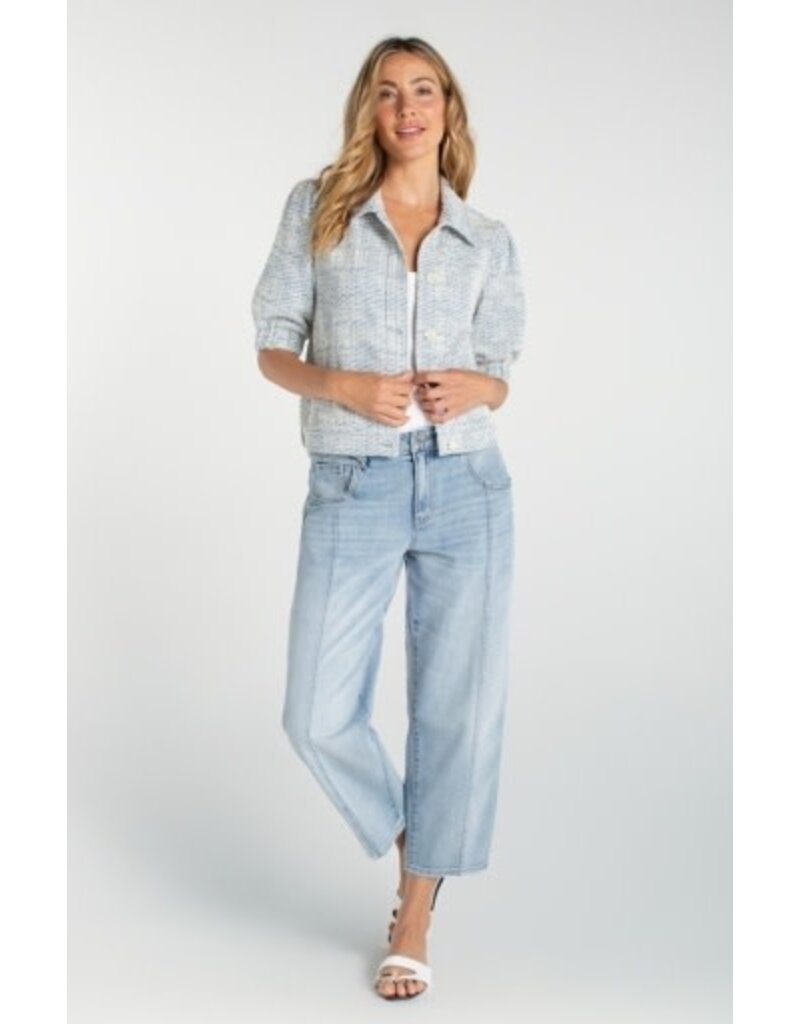 Liverpool Los Angeles Liverpool Short Puff Sleeve Jacket