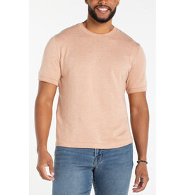 Liverpool Los Angeles Liverpool Crew Neck Short Sleeve Sweater Tee Clay