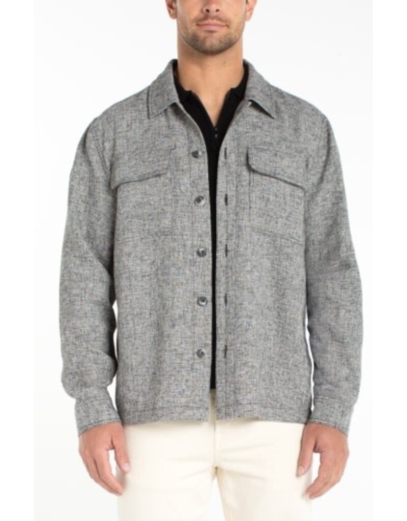 Liverpool Los Angeles Liverpool Men's Flap Pocket Overshirt Black Multi