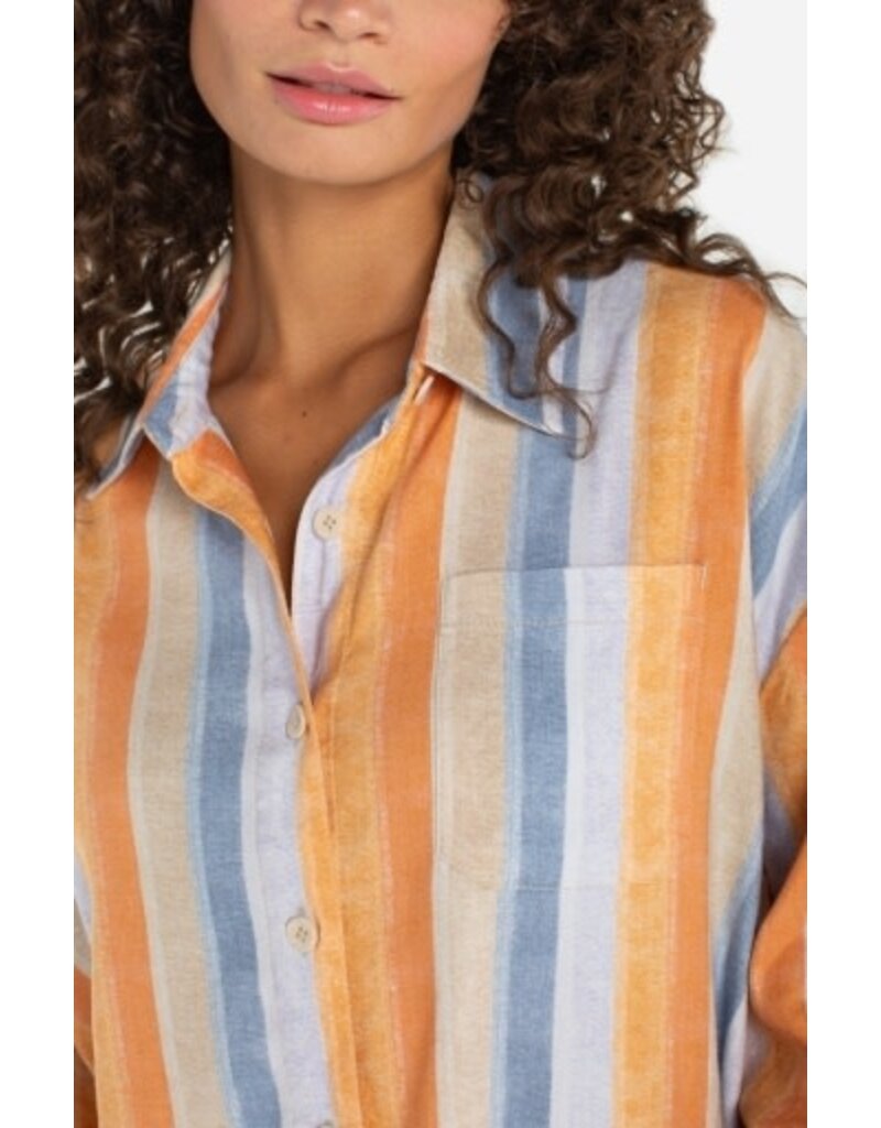 Liverpool Los Angeles Liverpool Long Sleeve Relaxed Button Down Shirt