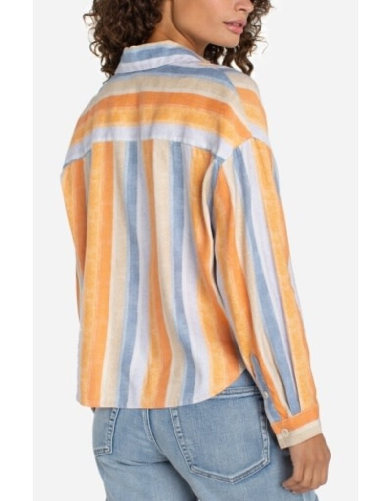 Liverpool Los Angeles Liverpool Long Sleeve Relaxed Button Down Shirt