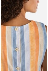 Liverpool Los Angeles Liverpool Sleeveless Shell Top w/Button Back