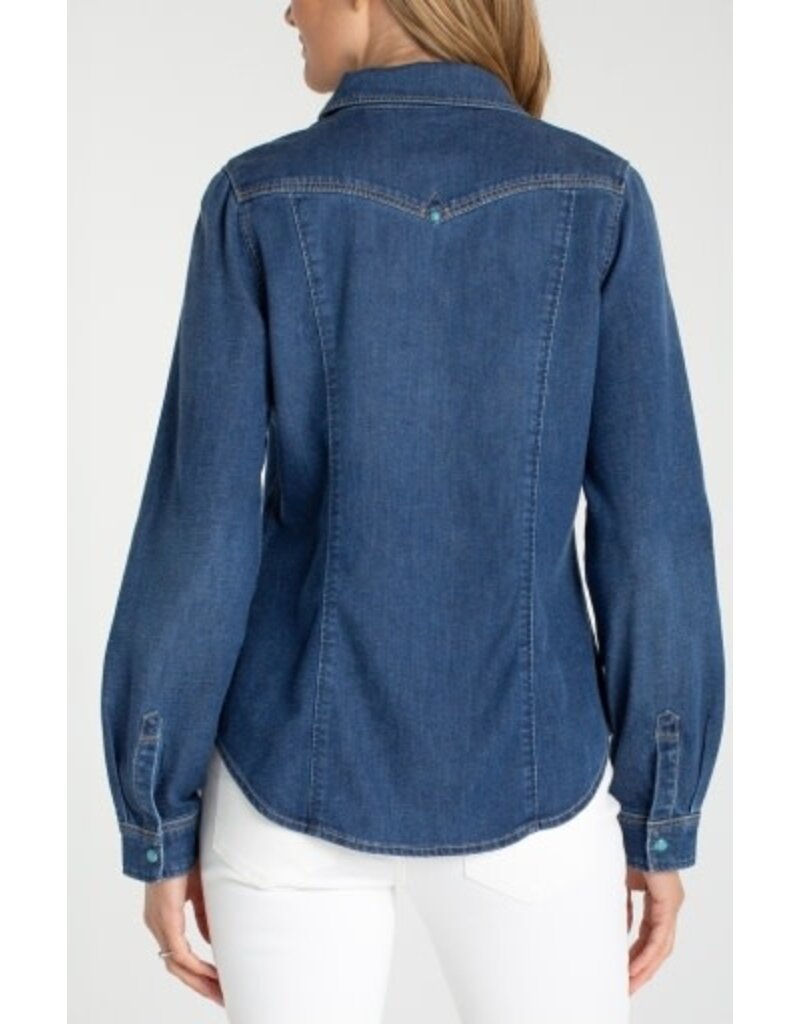 Liverpool Los Angeles Liverpool Western Slim Shirt