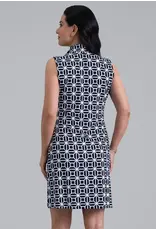 IBKul IBKul Carolyn Sleeveless Mock Dress Black