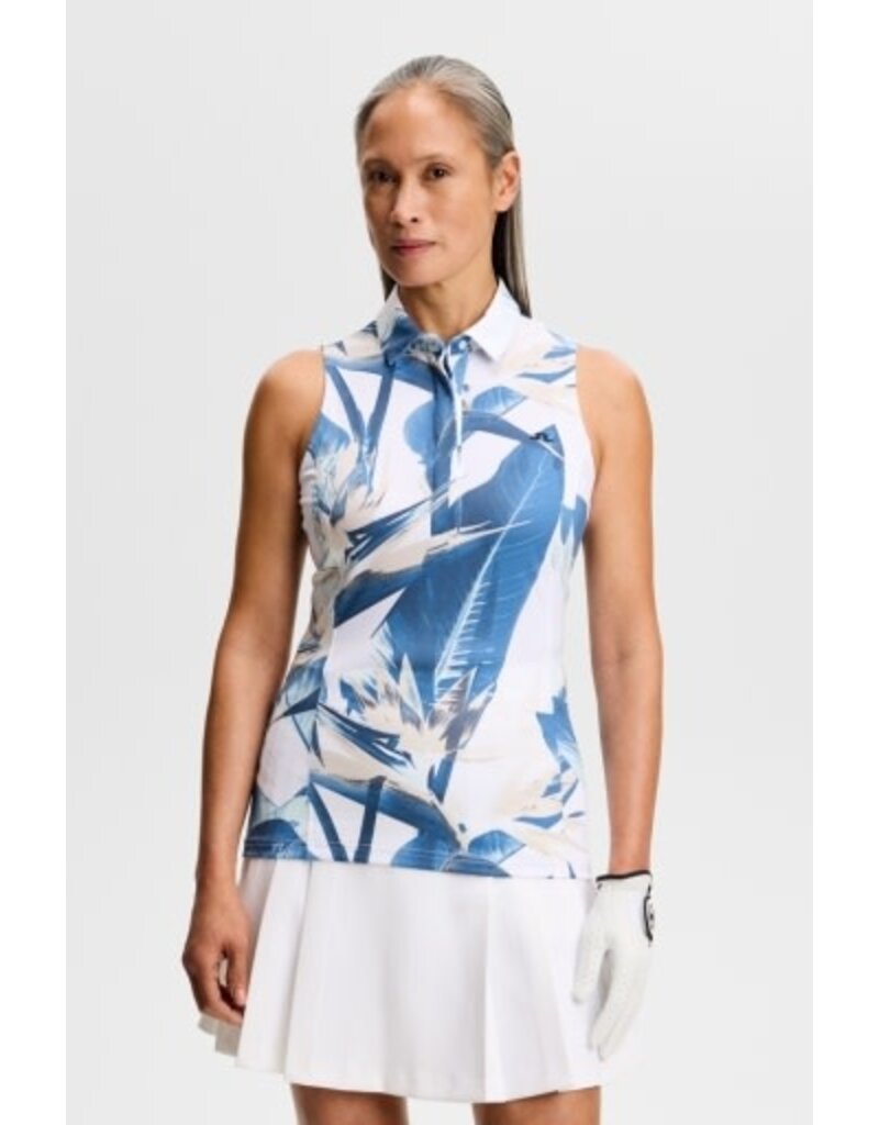 J.LINDEBERG - US J Lindeberg Dena Print Sleeveless Polo