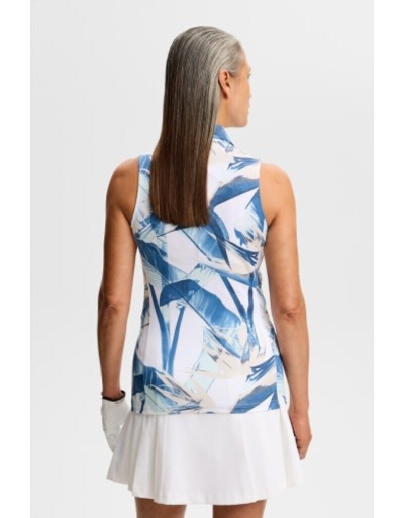 J.LINDEBERG - US J Lindeberg Dena Print Sleeveless Polo
