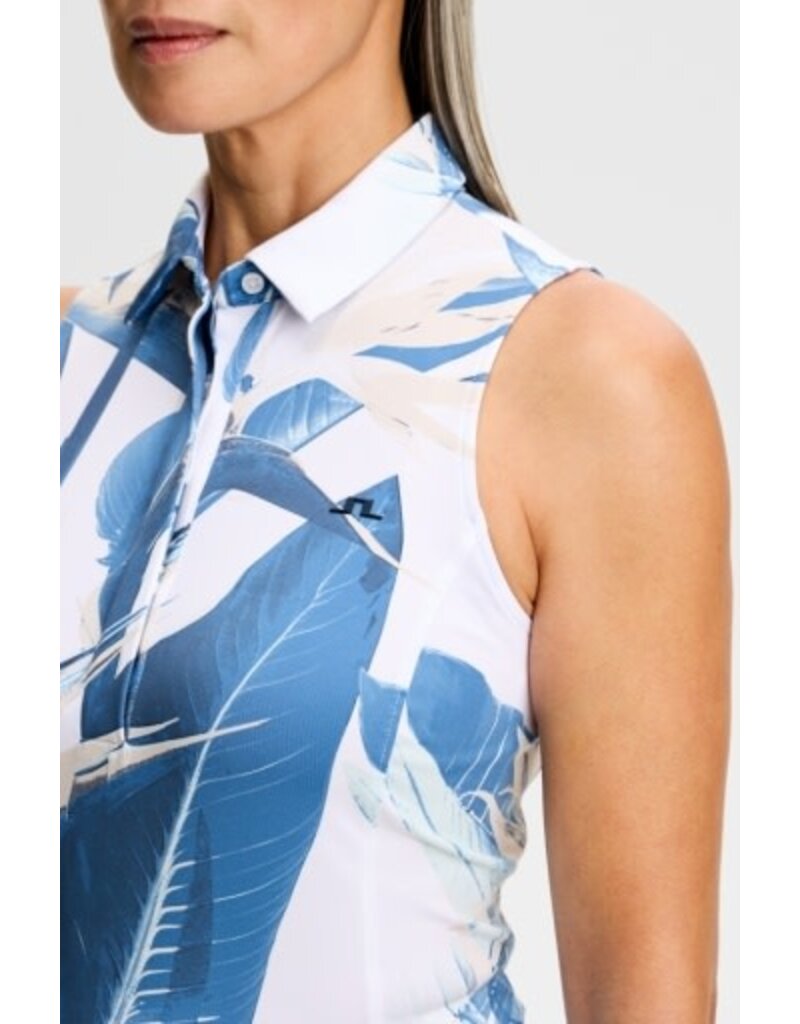 J.LINDEBERG - US J Lindeberg Dena Print Sleeveless Polo