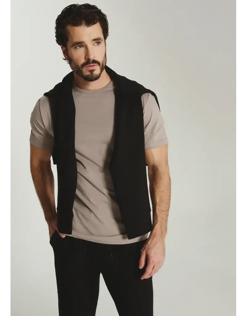 7 Diamonds 7Diamonds Modal Crew Neck Short Sleeve Tee Smokey Taupe