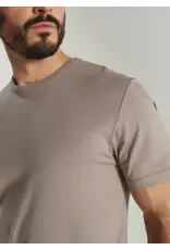 7 Diamonds 7Diamonds Modal Crew Neck Short Sleeve Tee Smokey Taupe