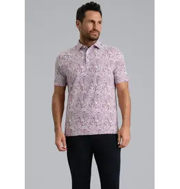 IBKul IBKul Hazy Short Sleeve Polo Rose Black