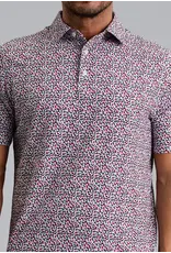 IBKul IBKul Mirabel Short Sleeve Polo Platinum Rose Black
