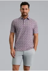 IBKul IBKul Mirabel Short Sleeve Polo Platinum Rose Black
