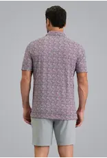 IBKul IBKul Mirabel Short Sleeve Polo Platinum Rose Black