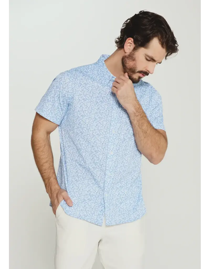 7 Diamonds 7Diamonds Costra Short Sleeve Shirt Light Blue