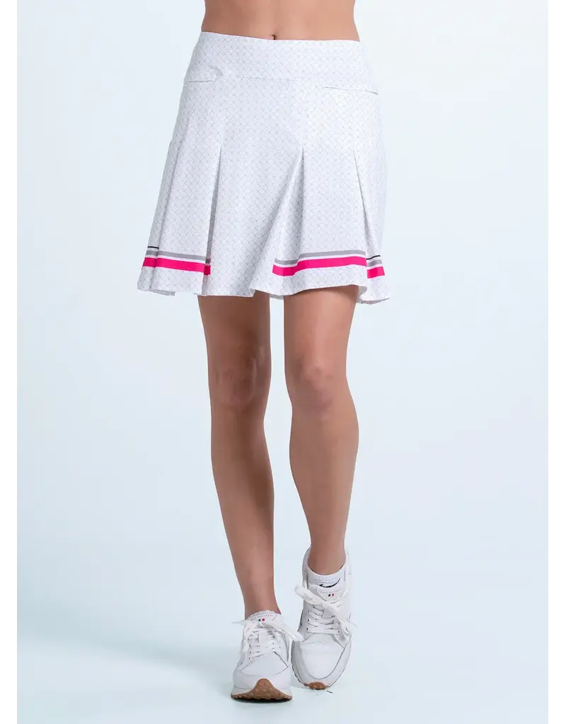 Lucky In Love Lucky in Love Filigree Weave Skort White