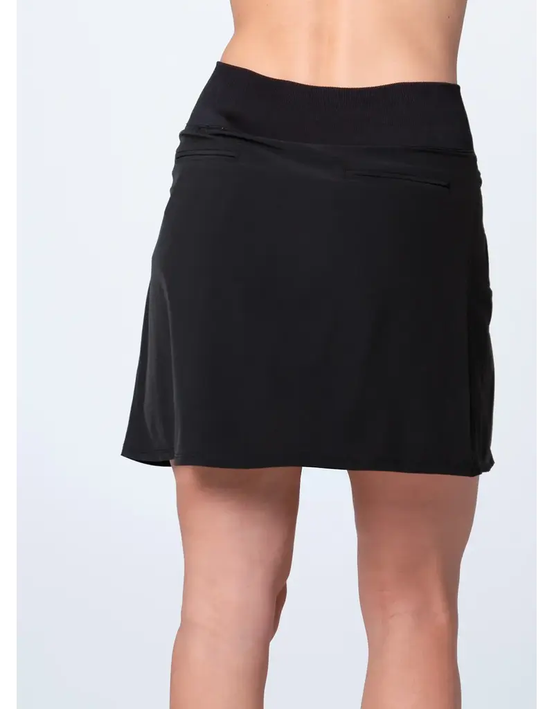 Lucky In Love Lucky in Love Tempo Pleat Skort 17.5" Black