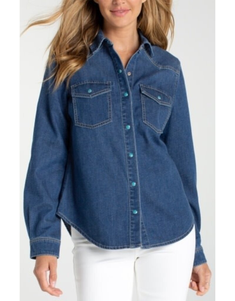 Liverpool Los Angeles Liverpool Western Slim Shirt