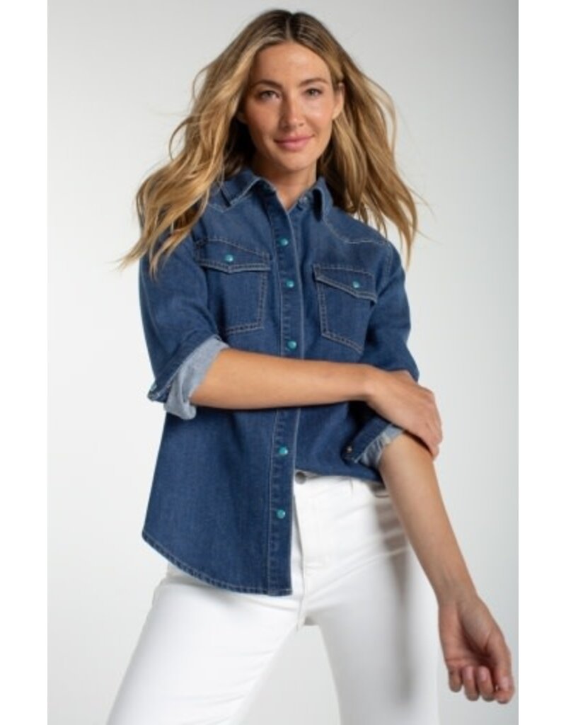 Liverpool Los Angeles Liverpool Western Slim Shirt