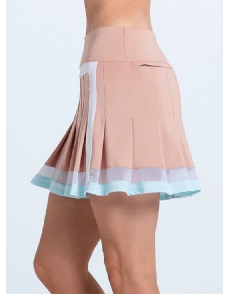 Lucky In Love Lucky in Love Fairway Pleat Skort Camel