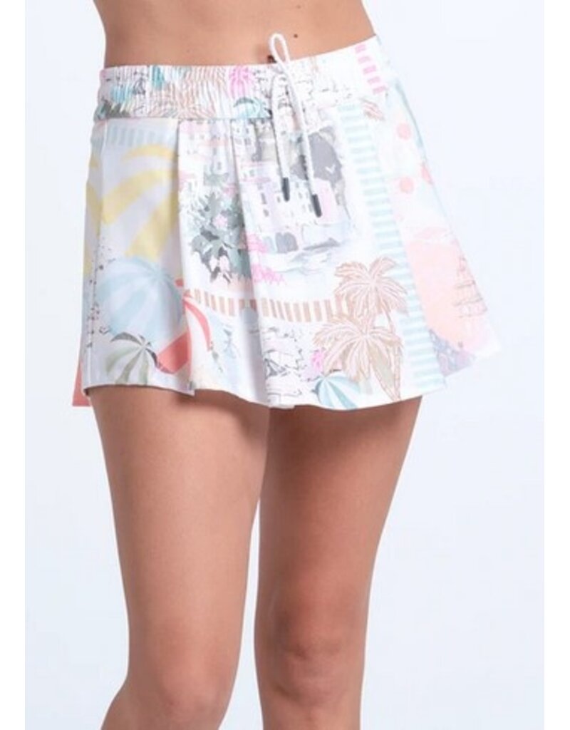 Lucky In Love Lucky in Love High Waisted Riviera Breeze Skort 13.5in