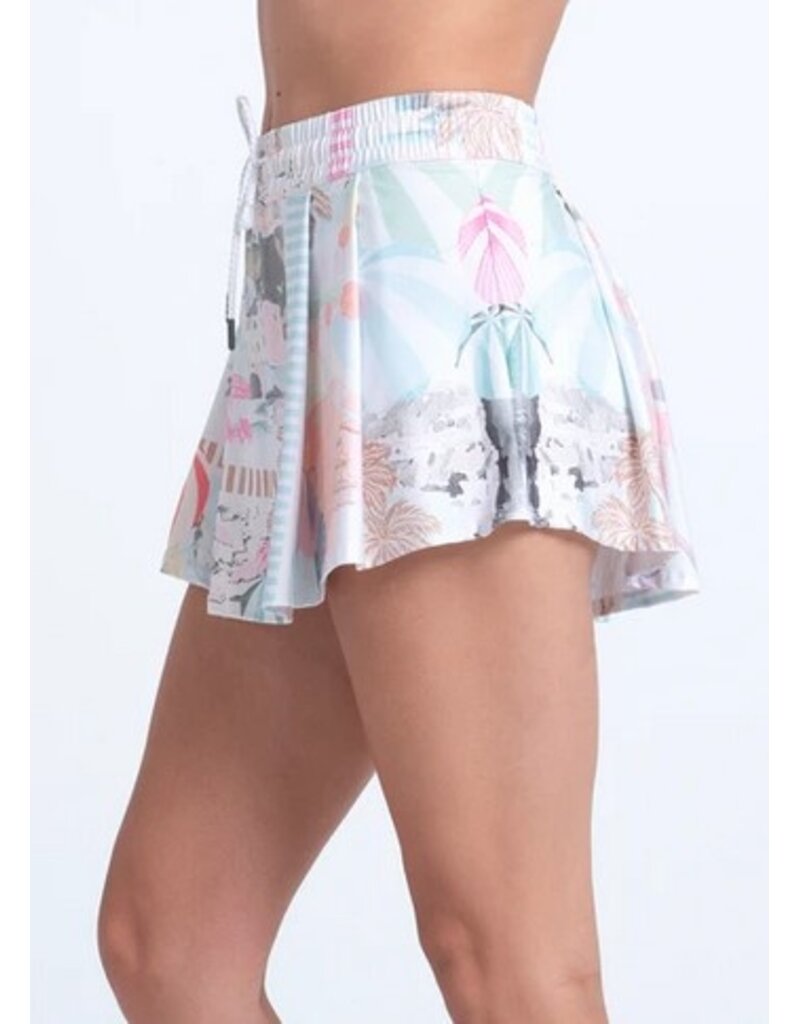 Lucky In Love Lucky in Love High Waisted Riviera Breeze Skort 13.5in