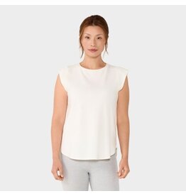 Thirty Three Threads Tavi Cap Sleeve Crewneck T Coconut