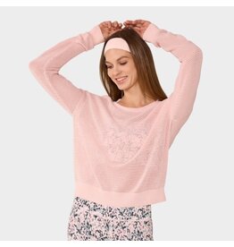 Thirty Three Threads Tavi Coast Sweater Ballet Pink