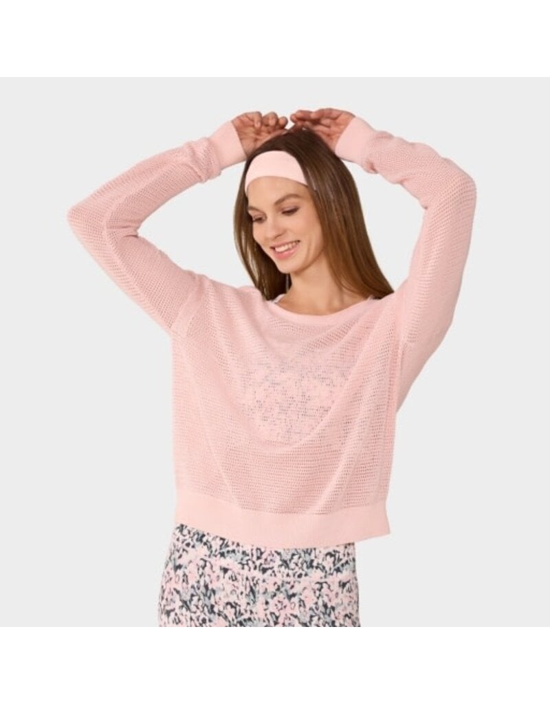 Thirty Three Threads Tavi Coast Sweater Ballet Pink