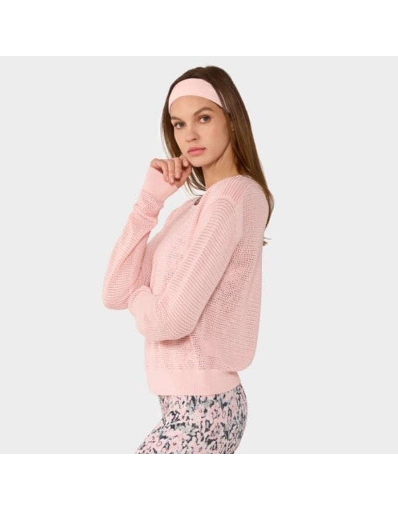 Thirty Three Threads Tavi Coast Sweater Ballet Pink