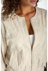 Liverpool Los Angeles Liverpool Long Sleeve Collarless Jacket with Smocking