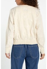 Liverpool Los Angeles Liverpool Long Sleeve Collarless Jacket with Smocking