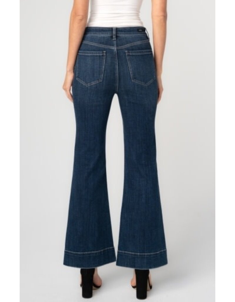 Liverpool Los Angeles Liverpool Hannah Flare with Mini Patch Pockets