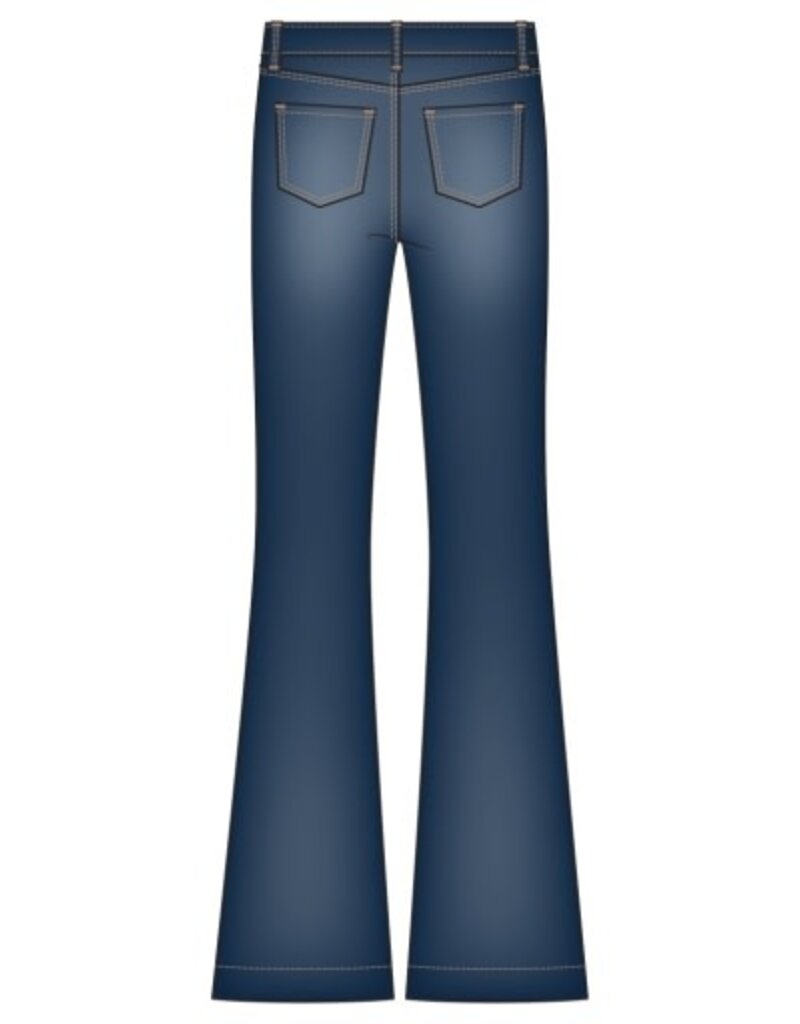 Liverpool Los Angeles Liverpool Hannah Flare with Mini Patch Pockets