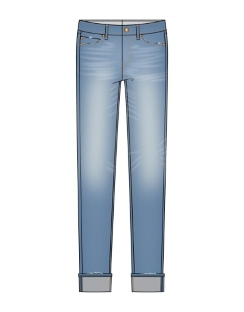 Liverpool Los Angeles Liverpool Marley Girlfriend Cuffed 27 rolled/30 ins campus