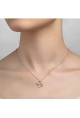 Lafonn Lafonn Double-Heart Shadow Necklace 18 in.