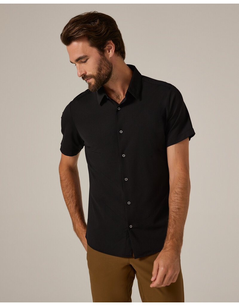 7 Diamonds 7 Diamonds Aldridge Short Sleeve Black