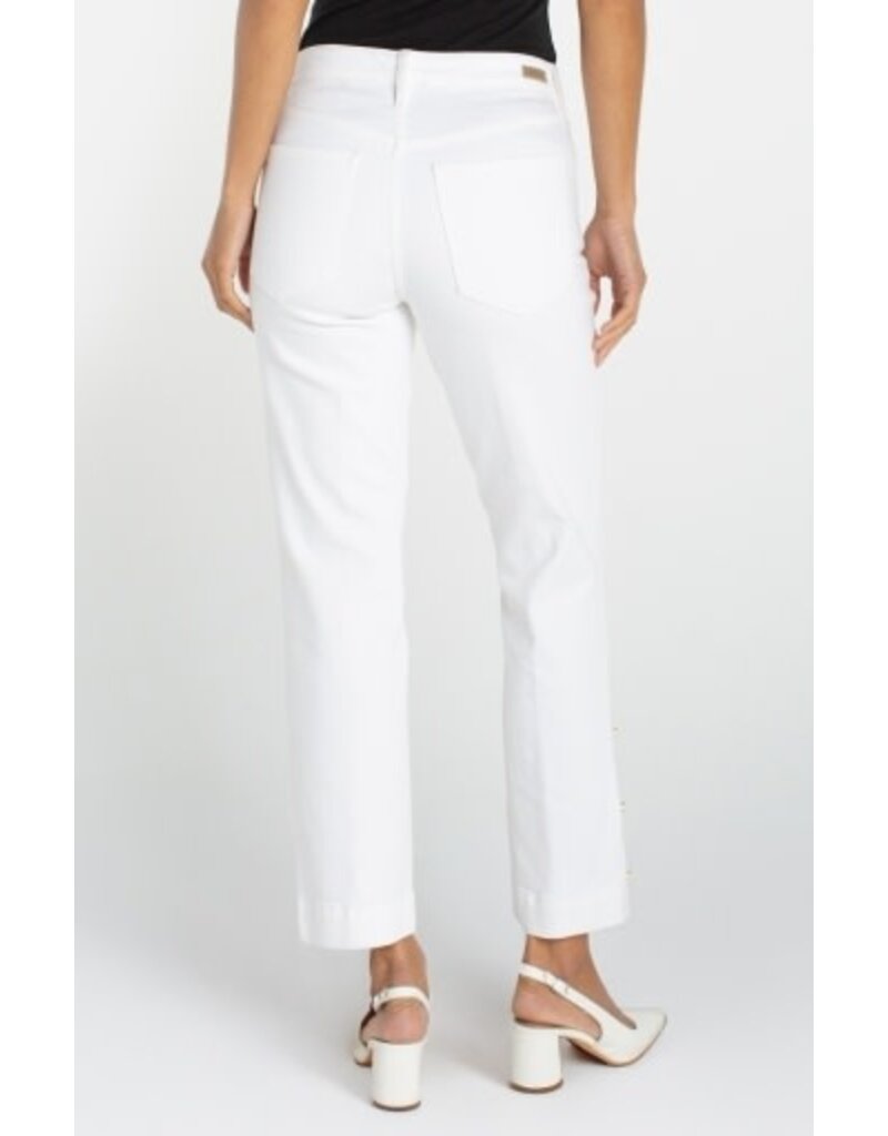 Liverpool Los Angeles Liverpool Kennedy Crop Straight with Pearl Trim